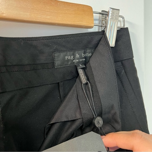Rag & Bone Nadine Black Pants NWT size  2 - Picture 6 of 9